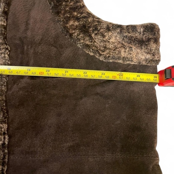 Dress Barn Brown Vest - Picture 4 of 5